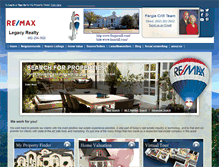 Tablet Screenshot of fergieteam.remax-mississippi.com